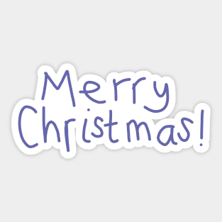 Merry Christmas Minimal Sticker